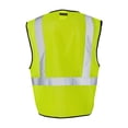 thumbnail image 3 of Kishigo Single Pocket Zipper Mesh Class 2 Vest, 3 of 3