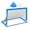 Blue, variant on DYNWAVECA Kids Soccer Goals Football Gate with Carry Bag Fiberglass Rod Soccer Net Football Goal for Park Garden Outdoor Games Backyard Black