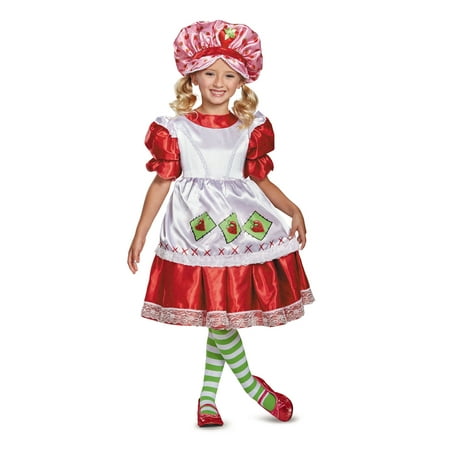 Deluxe Vintage Child Strawberry Shortcake Costume