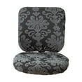 thumbnail image 1 of Funda para silla de ordenador Zulema lavables de repuesto Negro, 1 of 8