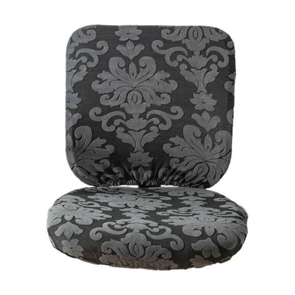 Funda para silla de oficina, universal, giratoria, para oficina Negro