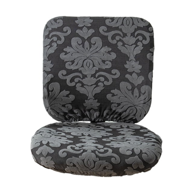 Funda para silla de ordenador Zulema lavables de repuesto Negro