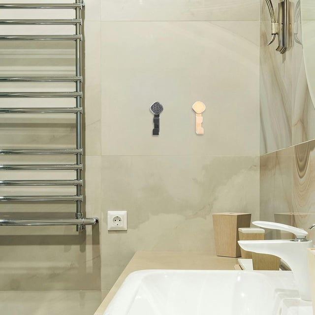 Moluckfu 4Ud Decorativos Adhesivos Para Pared Y Taladro