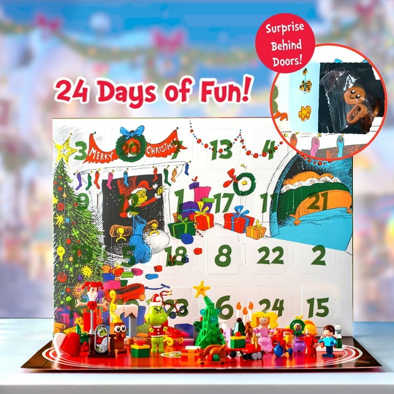 Brickcraft Grinch Advent Calendar (277- Plastic Piece Set