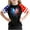Black3, variant on GERsome Girls Boys T-Shirts for 4th of July, American Flag Short Sleeve Tee, Crewneck T-Shirts for Kids, 7-8 Years