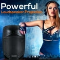 thumbnail image 3 of Pyle PSBT105A - PA Speaker with Microphone - Portable Karaoke Speaker System with Built-in , MP3/USB/SD, UHF Mic (10?? Subwoofer, 1000 Watt), 3 of 4