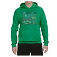 thumbnail image 2 of God Grant Me Serenity Courage and Wisdom Prayer Faith Inspirational/Christian Unisex Graphic Hoodie Sweatshirt, Kelly, 3XL, 2 of 3