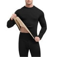 thumbnail image 2 of Xuniizn Thermal Underwear for Men Set, Breathable Fleece Lined Base Layer Tops & Pants, Soft Comfortable Insulated Thermals Set, L-4XL, 2 of 8
