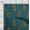 Peacock Blue, variant on oneOone Organic Cotton Poplin Twill Fabric Leaves & Floral Block Print Sewing Fabric BTY 42 Inch Wide