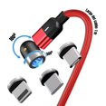 thumbnail image 3 of Cable Comerliv 3 en 1 Rotativo 540° Rojo, 3 of 4
