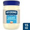 Hellmann's Made with Cage Free Eggs Light Mayonnaise, 15 fl oz Jar