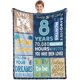 thumbnail image 1 of LHSHID 13th Birthday Gifts for Boys Blue Happy 13th Birthday Blanket 13 Year Old Boy Girls Gift Ideas 13th Birthday Decorations Gift Throw Blanket for Teen Son Grandson Nephew 50x60in, 1 of 6