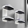 thumbnail image 4 of Wall Mounted Sponge Organizer Moisture-proof Water Draining Tray Storage Box Bathtub Organizing Case Container for Bathroom Gray Double Layers, 4 of 9