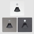 thumbnail image 2 of 3W LED Motion Sensor Night Light LED Embedded Stair Step Waterproof Light with Motion Sensor for RV Boat Ship Trailer,B,1 * LED Light,Black, 2 of 6