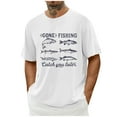 thumbnail image 5 of Zynviq Shirt for Men Short Sleeve Relaxed Fit Fish Printed Soft Funny Graphic Tees Summer Tee Tops for Men 2025 M, 5 of 6