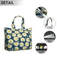 thumbnail image 3 of Daisy Women's Large Weekend Travel Bag Moving Canvas Handbag Thick Double Layer Beach Weekend Travel Unisex Hospital Maternity Delivery with Toiletry Waterproof, 3 of 5