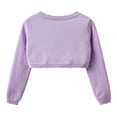 thumbnail image 2 of KyCheLot Kids Girls' Knitted Sweater Bowknot Decoration Crew Neck Long Sleeve Cardigan Trendy Single Button Coats, 2 of 8