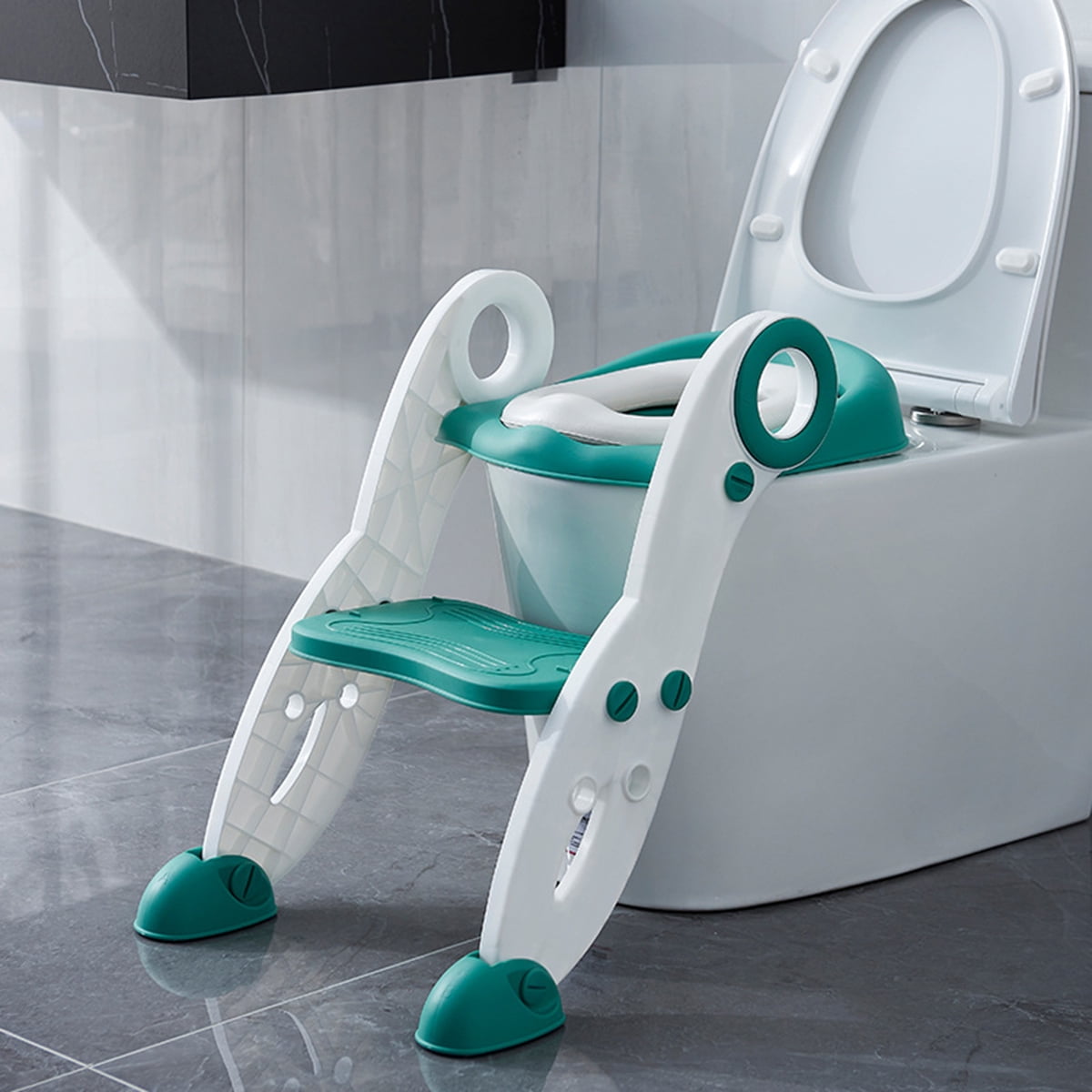 Portable Baby Toddler Soft Toilet Chair Ladder Kids Adjustable Safety