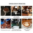 thumbnail image 6 of 54mm Espresso Double Spouts Portafilter, Stainless Steel Material, Strong Durability, Suitable for Most Coffee Machines for Breville model 870 880, 8 Series Universal - F Purple Sandalwood, 6 of 8