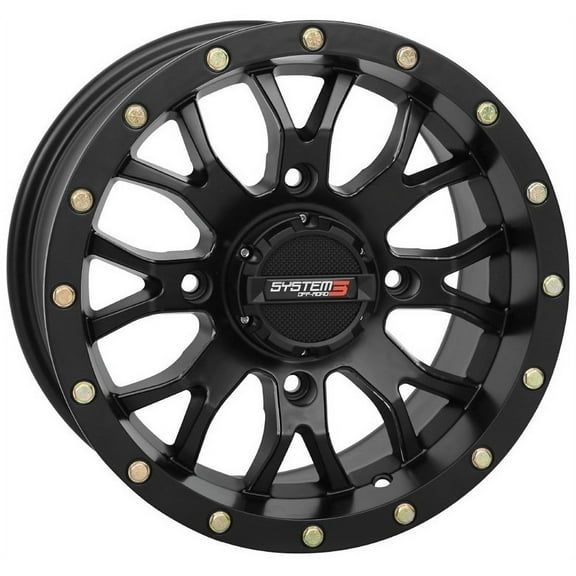 System 3 ST-3 15x7 ATV/UTV Wheel - Matte Black (4/156) 5 2 [15S3-1156]