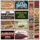 thumbnail image 5 of Letrero de hojalata retro clásico para garaje, servicio completo, placa de metal para garaje, bar Tiki, decoración de pared para el hogar, producto de pintura de hierro, 5 of 5