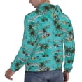thumbnail image 6 of Lsque Hawaii Palms Pattern Casual Men's Hoodie,Hooded Sweatshirt with Kangaroo Pocket,Pullover Hoodie-4X-Large, 6 of 7