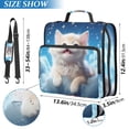 thumbnail image 2 of ALAZA Zipper Binder Bag Cat on Clouds 3 Ring File Folder Binder Organizer Bag, 2 of 8
