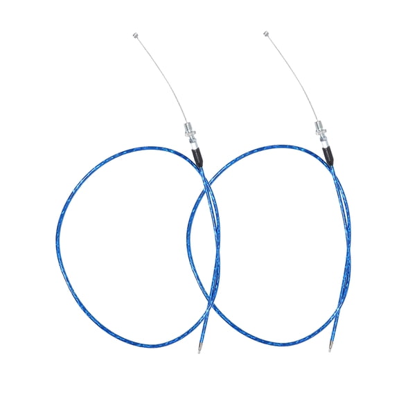 Luxshiny 2-Pack Throttle Cable Assembly for Go-Kart and ATV, Metal, Easy to Install Replacement Parts