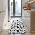 thumbnail image 4 of White Butterfly Black Silhouette Pattern Kitchen Rug Mat,Kitchen Runner Rugs Non Skid Washable,Decorative Kitchen Floor Mats for Kitchen,Sink,Laundry,17"x47.2", 4 of 7