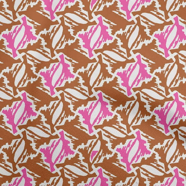 oneOone Viscose Jersey Brown Fabric Abstracts Sewing Craft Projects Fabric Prints By Yard 60 Inch Wide