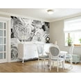 thumbnail image 2 of OhPopsi WALS0206 Petals Wall Mural, Grey, 2 of 2