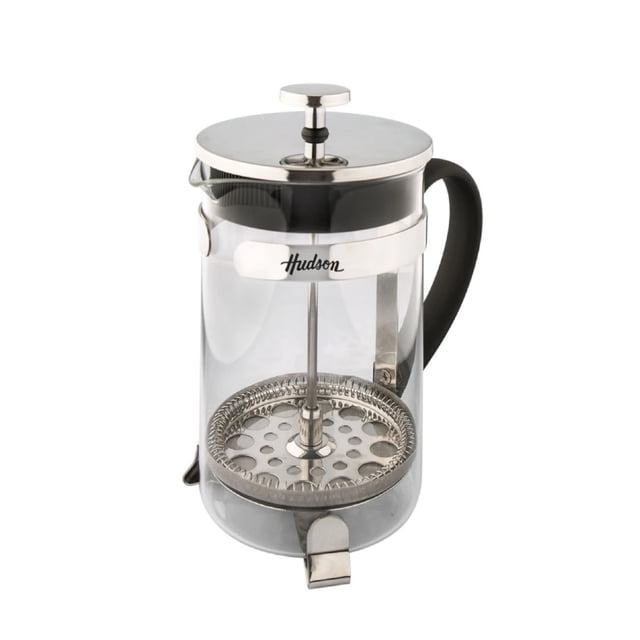 Cafetera Prensa Francesa Hudson Embolo Acero y Vidrio 800 Ml
