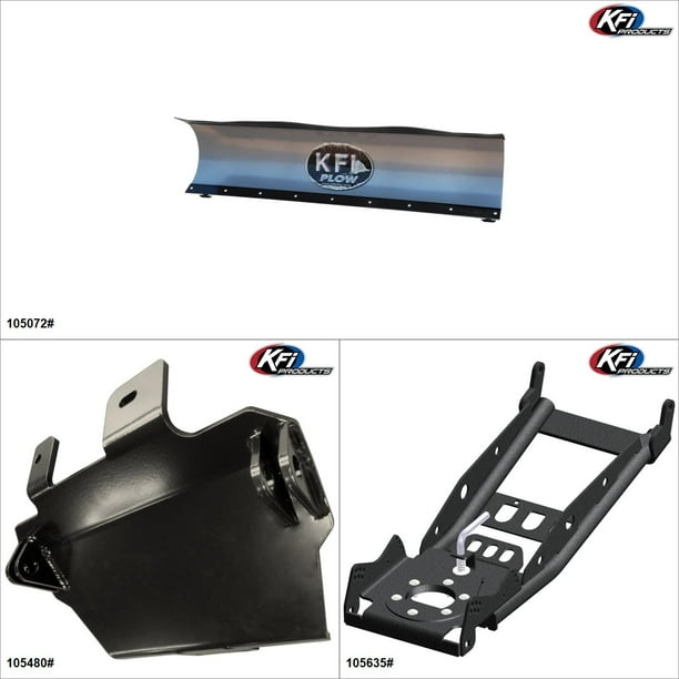 KFIProducts UTV Plow Kit 72", CFMoto ZFORCE 800 201415 Black
