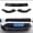 Carbon Fiber, variant on Front Bumper Lip Spoiler For Toyota RAV4 2020-2025, Sport Style Front Splitter Lower Bumper Trim Car Front Bumper Spoiler Lip Body Kit Front Spoiler Diffuser Accessories-Carbon Fiber