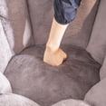thumbnail image 6 of Holaki Bean Bag Chair,Large Bean Bag Chair & Footstool, Chaise Lounge Chair Indoor, Comfy Lazy Sofa Chair with Footstool, Reading Chair for Living Room, Bedroom,Bean Bag Chairs for Adults, 6 of 8