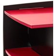 thumbnail image 3 of Legaré Meuble de Jeu pour Enfants et Meuble TV, Unité de Rangement Standard pour Chambre, sous-Sol et Salle de Jeux, Rouge et Noir, 3 of 5