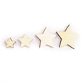 thumbnail image 4 of SENSETH 200pcs Unfinished Wooden Stars for Wedding Crafts, 4 of 6
