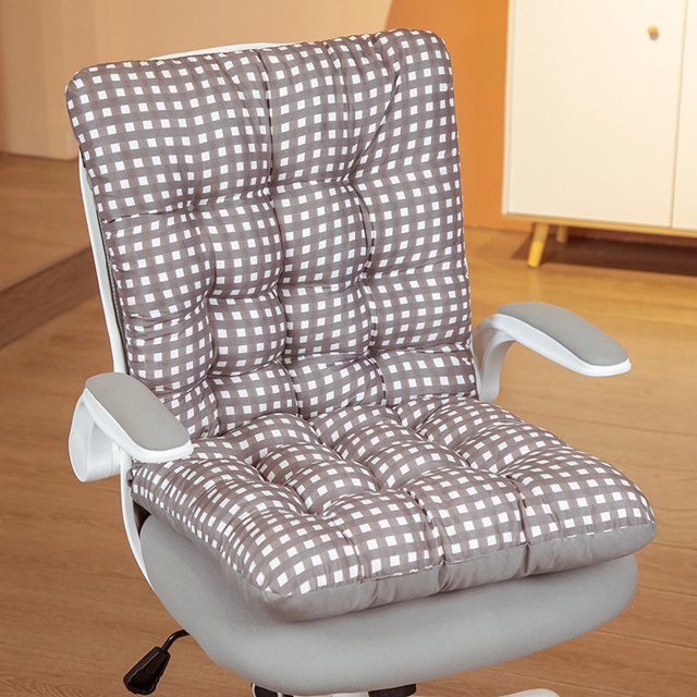 Cojín para silla Cojín para silla de oficina Cojín para silla de ordenador Cojín integrado Otoño e invierno Cojín para estudiantes Cojín reclinable