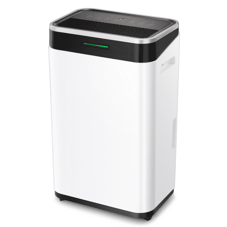 KISSAIR 45 Pint Dehumidifier, 3000 Sq.ft Coverage Area with Auto Defrost & Drain, 24H Timer