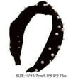 thumbnail image 4 of Diadema con nudo torcido Minnieouse diadema de perlas elegante AP010010-05B, 4 of 6
