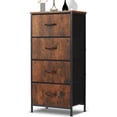 thumbnail image 2 of Michigan Canvas 4-Drawer Chest With MDF Table Top – Black, Modern Bedroom Storage 2 of 4