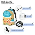 thumbnail image 3 of Rocae Hello Summer1 for Canvas College Laptop Backpack for Men Women-Small, 3 of 5