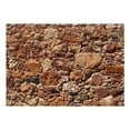 thumbnail image 2 of Tiptophomedecor Peel and Stick Wallpaper Wall Mural - Terracotta Old Stone Wall - Removable Wall Decals, 2 of 3