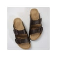 thumbnail image 3 of Women's Adjustable Cork Slides with Soft Footbed, Buckled Slip-On Casual Outdoor Sandals, 3 of 10