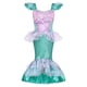 thumbnail image 1 of DISNEY-disfraz de la Sirenita Ariel para niños y niñas, vestido de fiesta de cumpleaños, ropa de Halloween Fivean unisex, 1 of 2