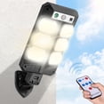 thumbnail image 4 of VBXOAE Lampe de Rue Solaire avec Télécommande, Capteur Jour-Nuit, LED COB, Installation Fixe, Éclairage Extérieur Économe en Énergie, Noir, 4 of 7