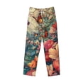 thumbnail image 5 of Balery Butterflies In Blooming Garden print Men's Pajama Pants,Ultra Lightweight Pjs,Lounge Pant-Large, 5 of 9