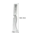 thumbnail image 3 of LAMIRO Stainless Steel Folding Beard Comb Portable Multifunction Anti Static Comb Pocket Comb For Men Mustache Styling Silver L, 3 of 7