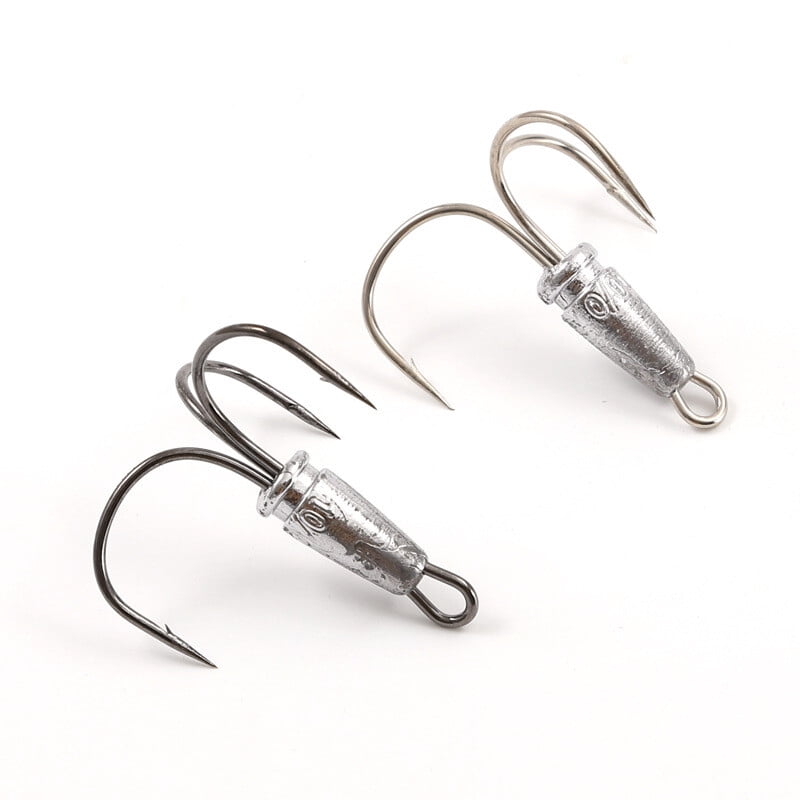 5pcs Snagging Weighted Treble Hooks Large Snagging Hooks Salmon Bunker Snag Hook