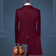 thumbnail image 3 of Mens Suit Elegant Solid One Button Slim Fit Party Set for Men- Formal Apparel and Timeless Wardrobe, 3 of 5